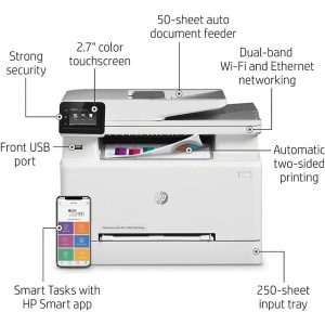 HP Color LaserJet Pro M283fdw Wireless All-in-One Laser Printer