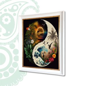 Alternative view of Yin Yang Pattern Carpet, TS-1035