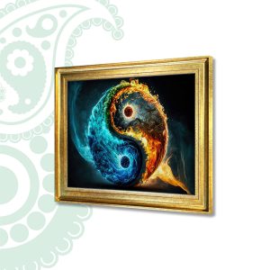 Alternative view of Yin Yang Pattern Carpet, TS-1036