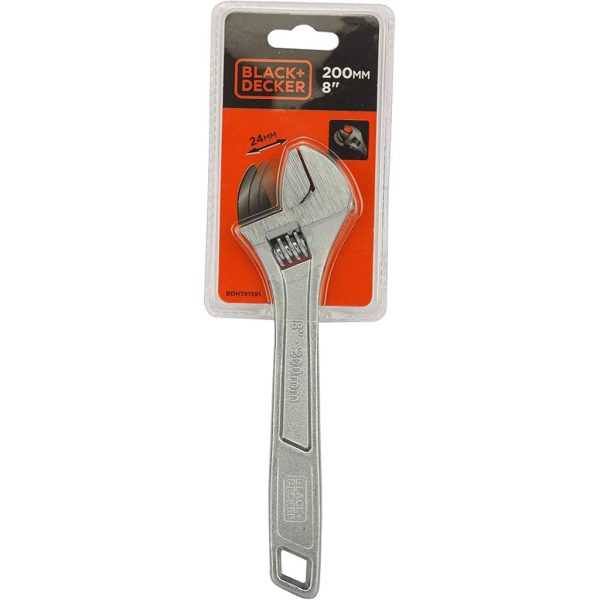 BLACK+DECKER 200MM Adjustable wrench - BDHT81591