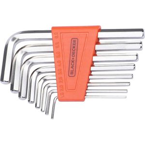 Alternative view of Black & Decker 8 Pieces 1.5-6Mm Steel Hexkey Set, OrangeBlack