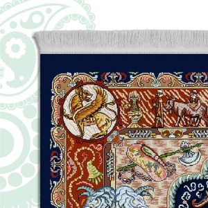 Alternative view of Two Sided Silk Looking Carpet ST-1004