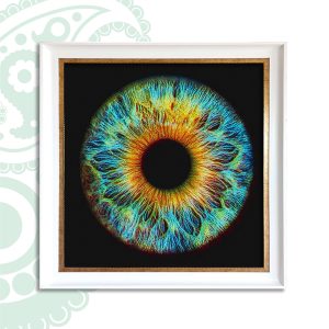 Alternative view of Woven Eye Pattern Carpet, TS-1006
