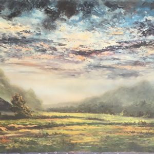 autumnal evening, 98 x 190 cm (1997) oil on canvas