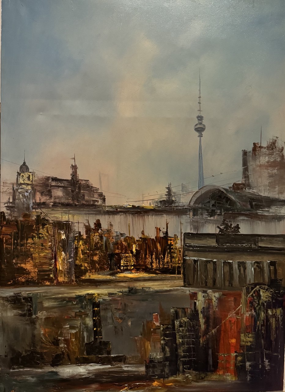 Berlin colour tones, 96 x 69 cm (2024) oil on canvas