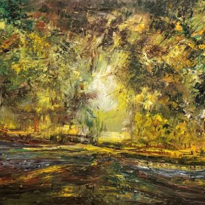 The secret of hope, 100 x 150 cm (2025) oil on canvas